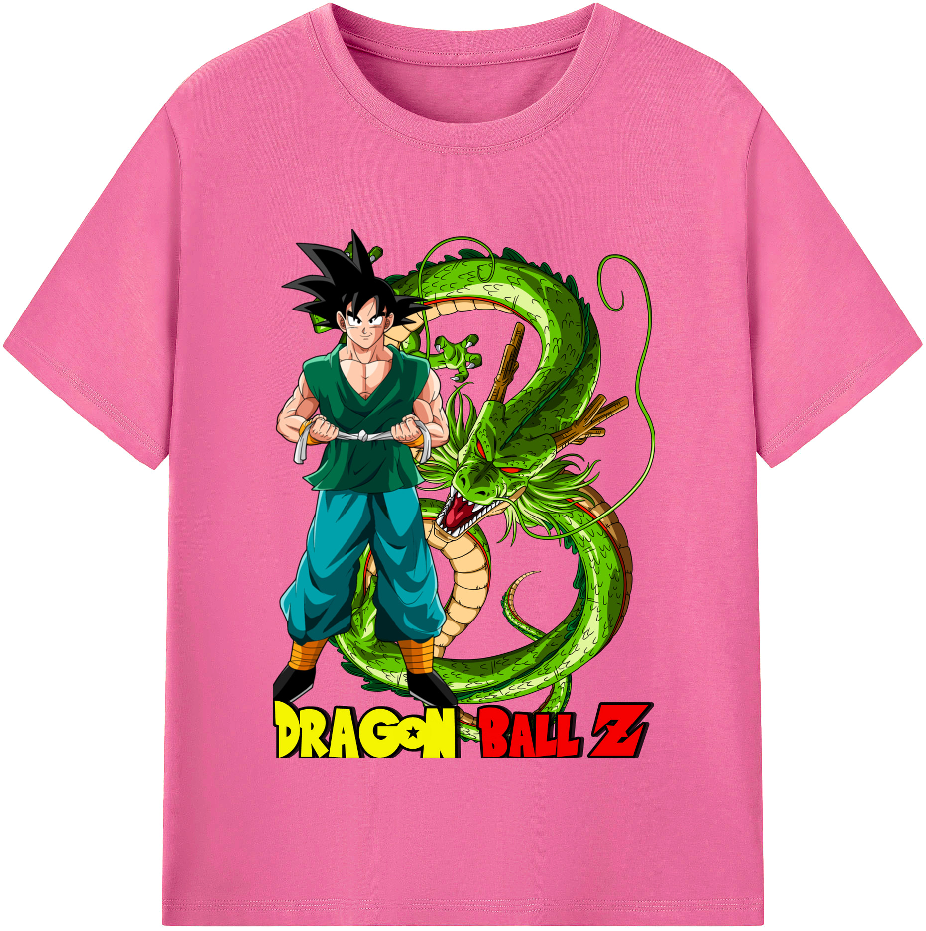 （画像用） ドラゴンボール 孫悟空（そん ごくう）Son Goku カカロット DRAGON BALL Kakarotto レディースカジュアルプリントTシャツ（綿100％）